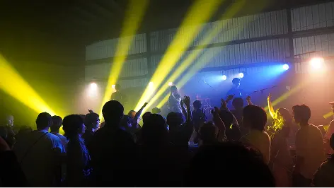 こだわり満載！ライブステージ！
