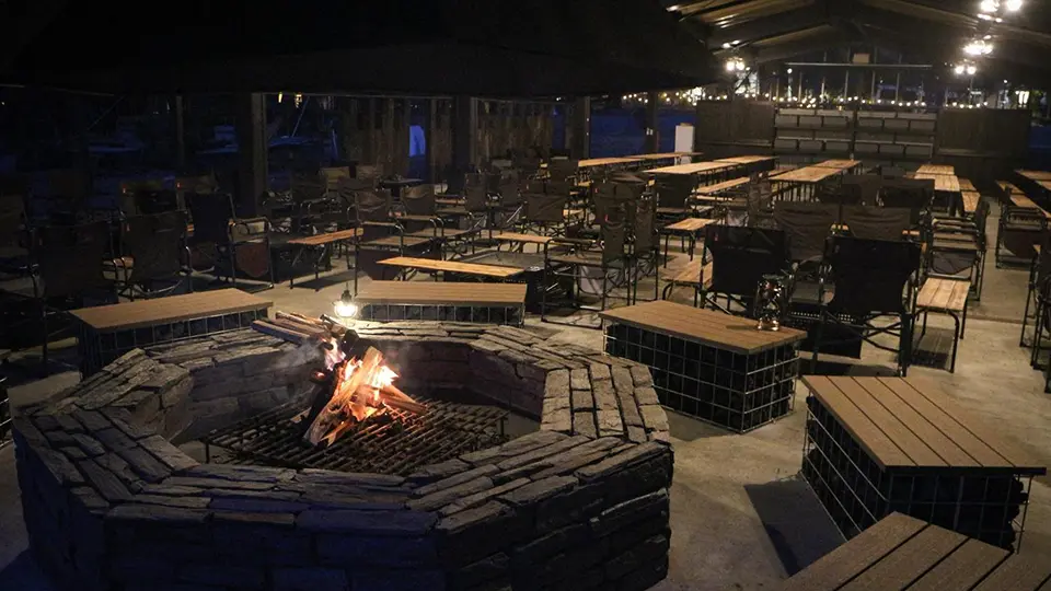 BBQ場